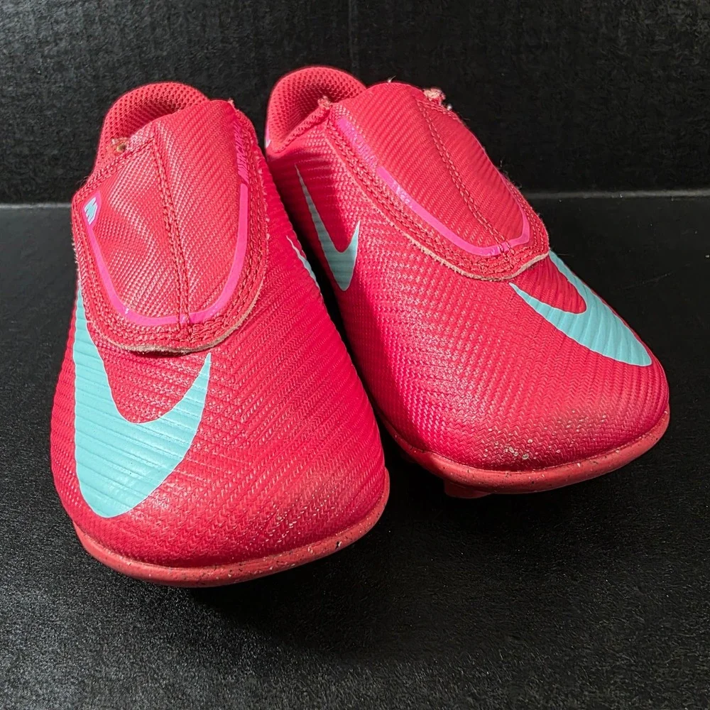 Nike Mercurial Vapor 15 Club Pink Blue Kids Soccer Cleats FQ8290-800 Size 11C